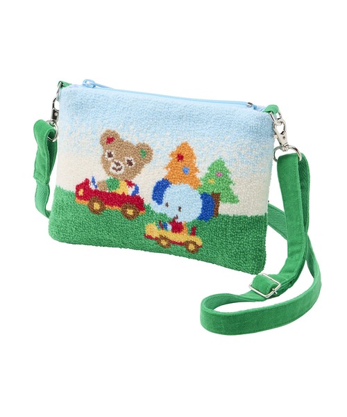 MIKI HOUSE（ミキハウス） ショルダー ショルダーバッグ シェニール織