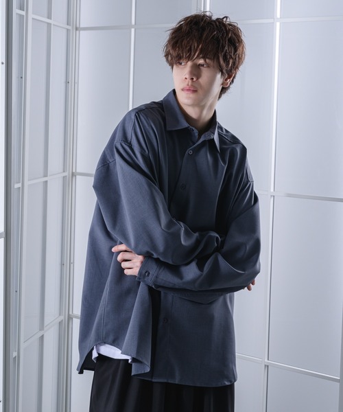 ❣️まゆ❣️ 95〜110センチ　60点以上 KUUUPY 「KUUUPY」 長袖シャツ SMALL ブルーグレー メンズ