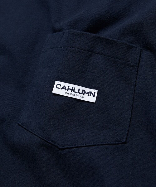 「CAHLUMN」 半袖Tシャツ - ブラック メンズ_画像2