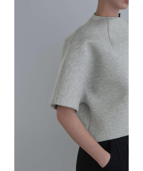 美品✨24ss ルフィル ライトボンディングクロップトップス グレー 半袖 LE PHIL tシャツ ライトボンディングクロップトップス