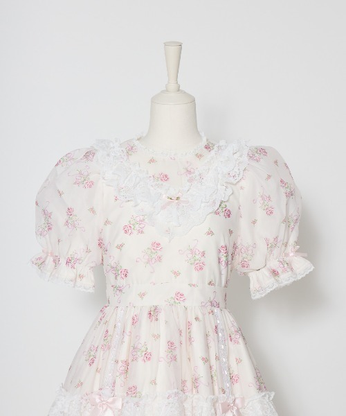 Fiorforte ワンピース Ribbon rose garden onepiece : ZOZOTOWN Yahoo