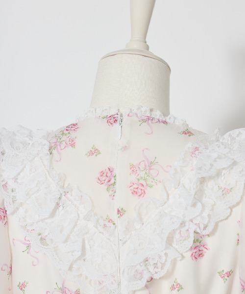 Fiorforte ワンピース Ribbon rose garden onepiece : ZOZOTOWN Yahoo