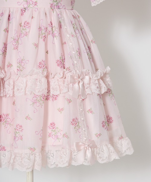 Fiorforte ワンピース Ribbon rose garden onepiece : ZOZOTOWN Yahoo