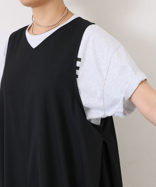 JOURNAL STANDARD LUXE サロペット オーバーオール TRツイル V