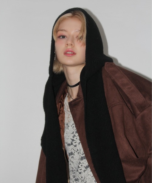 IMARI ニット帽 ニットキャップ 「 IMARI / イマリ 」 3WAY フード