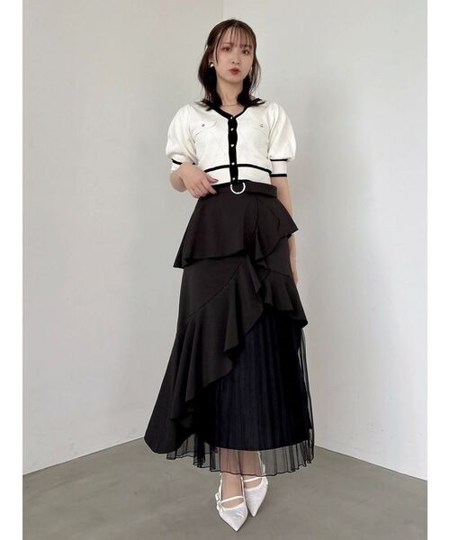 dazzlin（ダズリン） スカート アシメプリーツマーメイドスカート