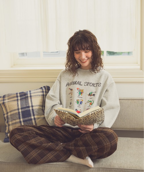 Zooodle チェックパンツ グリーン Zooodle スラックス チェックパンツ メンズ レディース : ZOZOTOWN