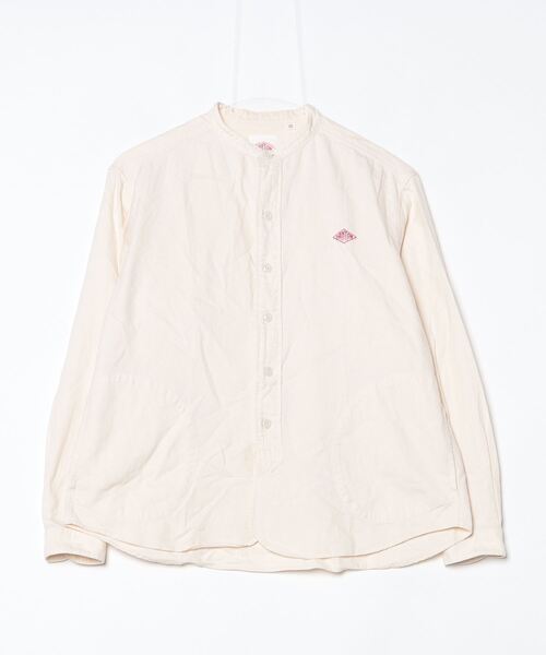 DANTON 長袖シャツ ベージュ 36 Danton 「DANTON」 長袖ブラウス 36 ライトベージュ レディース