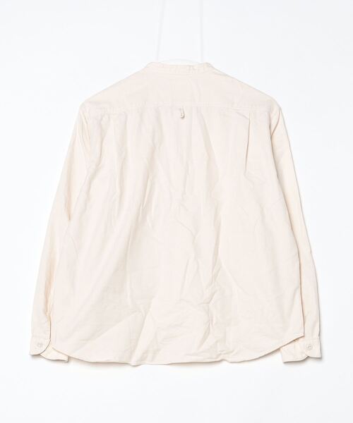 DANTON 長袖シャツ ベージュ 36 Danton 「DANTON」 刺繍長袖ブラウス 36 ベージュ レディース