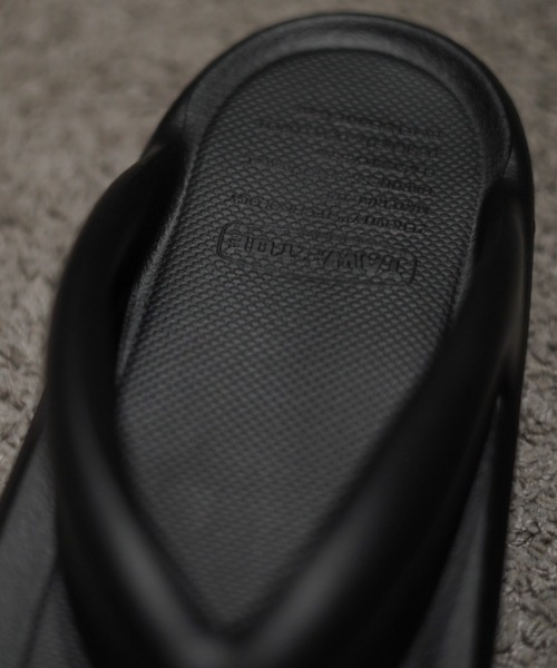 「TAW&TOE」 ビーチサンダル 38 チャコールグレー レディース_画像2