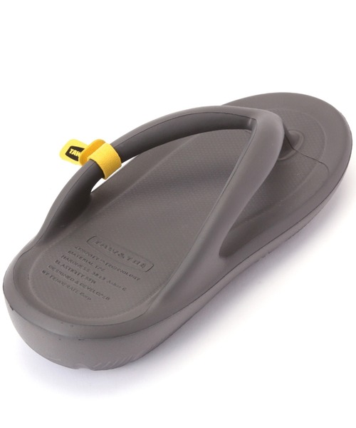 「TAW&TOE」 ビーチサンダル 38 チャコールグレー レディース_画像5