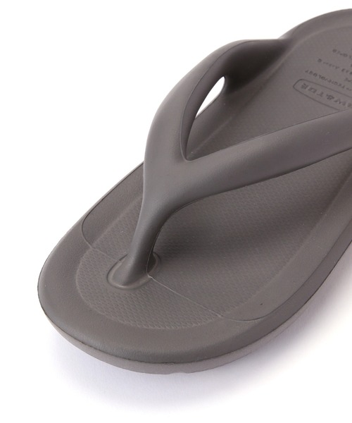 「TAW&TOE」 ビーチサンダル 38 チャコールグレー レディース_画像6