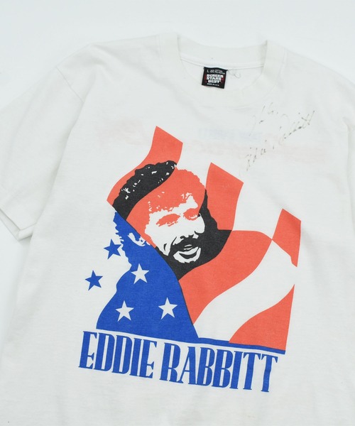 80s USA製 EDDIE RABBITT Tシャツ バンT コピーライト 80s USA製 EDDIE RABBITT Tシャツ バンT コピーライト