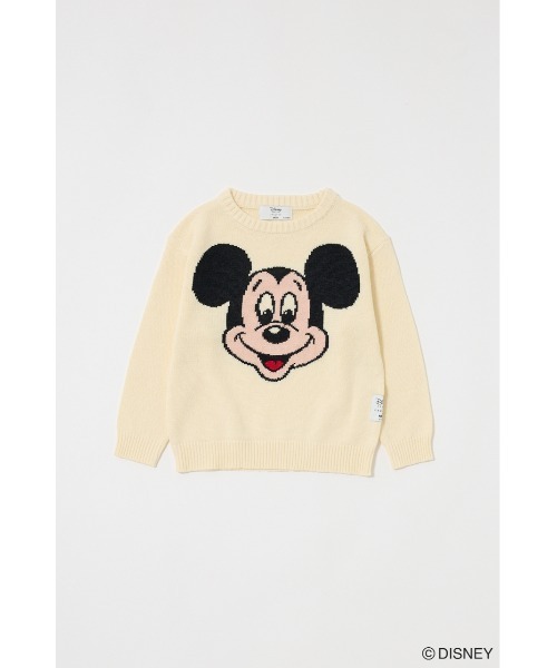 Disney SERIES CREATED by MUS - 編み物 ティーシャツ MD FACE KNIT キッズトップス キッズ 小わっぱ服 お坊っちゃん うしろ帯 ベビー、キッズ、マタニティ-子ども服、シューズ-セーター
