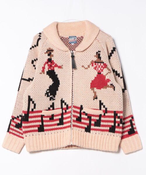 HOUSTON（ヒューストン） カーディガン カウチンセーター(DANCE