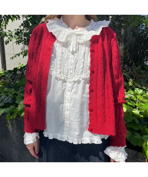 【新品】ピンクハウス 長袖ブラウス PINK HOUSE（ピンクハウス） 長袖ブラウス フリー ホワイト レディース