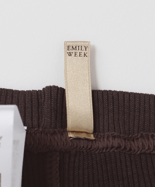 EMILY WEEK（エミリーウィーク） レギンス スパッツ シルクテレコリブ
