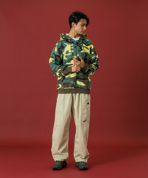 XLARGE パーカー CAMO ZIP UP HOODED SWEATSHIRT メンズ レディース