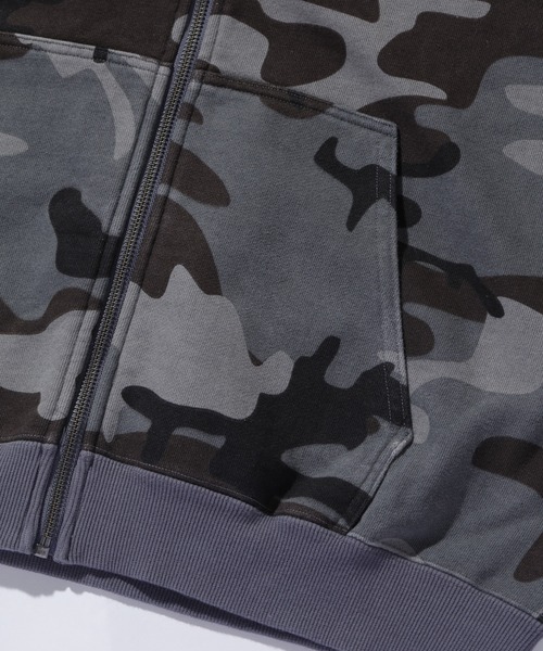XLARGE（エクストラ ラージ） パーカー CAMO ZIP UP HOODED SWEATSHIRT