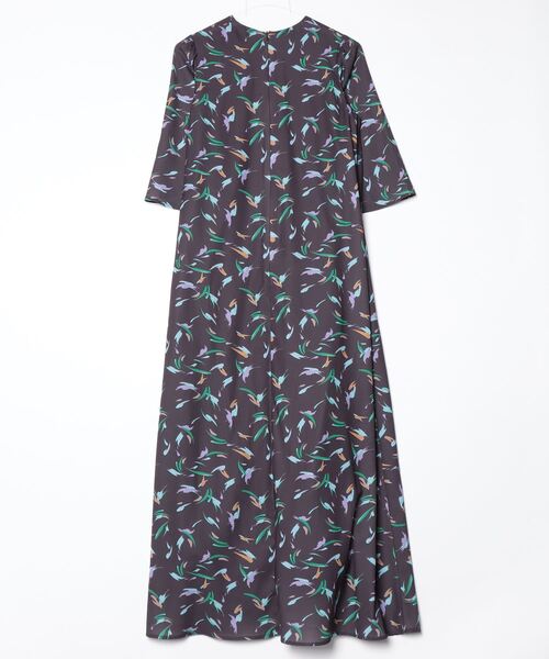 「TOMORROWLAND」 「MARIHA」半袖ワンピース 36 ブラウン系その他2 レディース_画像2