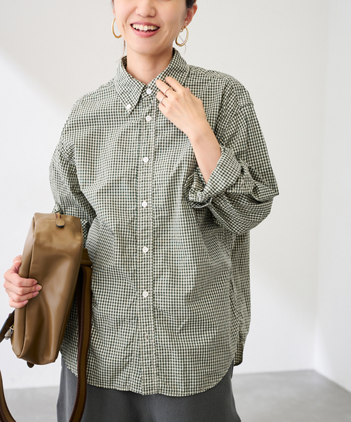 FRAMeWORK（フレームワーク） ブラウス シャツ ギンガムチェックシャツ