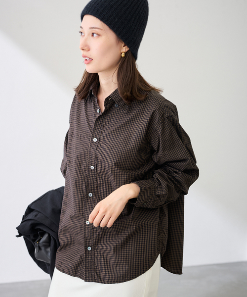 FRAMeWORK（フレームワーク） ブラウス シャツ ギンガムチェックシャツ