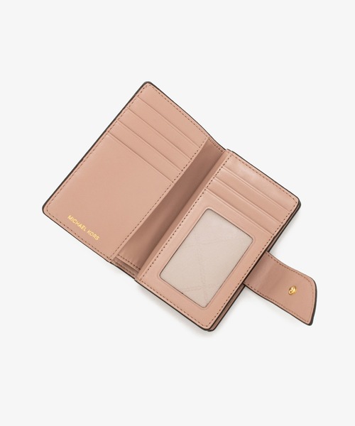 【新品未使用】MICHAEL KORS ジップチャームウォレット ピンク セール】JET SET TRAVEL ジップ チャーム ウォレット ミディアム（財布