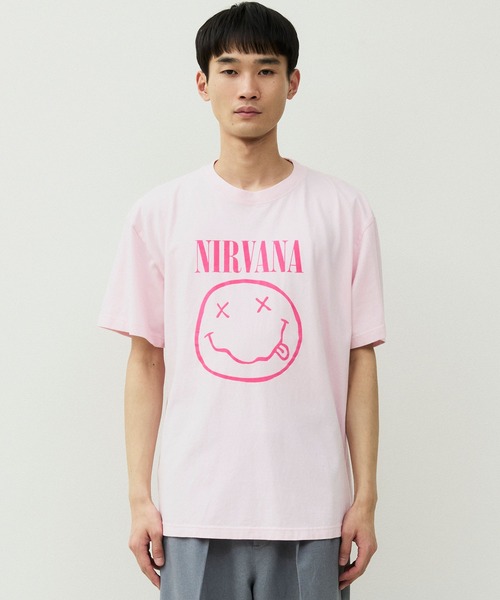NIRVANA（MAMMUT） tシャツ アーティストTシャツ（NIRVANA ／ SMILEY