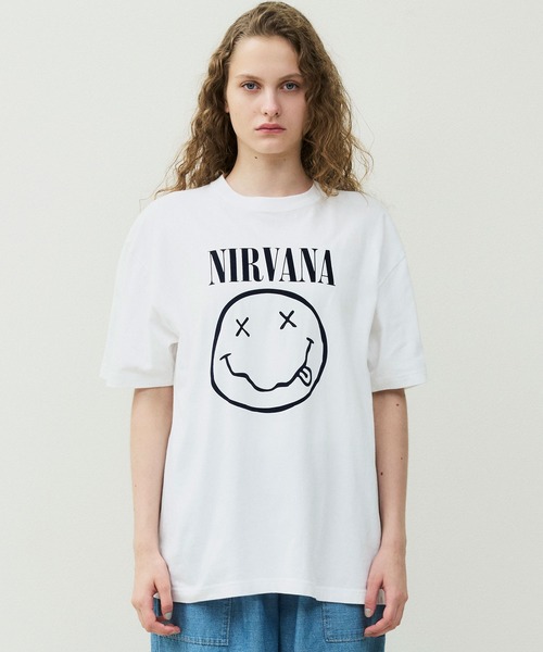 NIRVANA（MAMMUT） tシャツ アーティストTシャツ（NIRVANA ／ SMILEY
