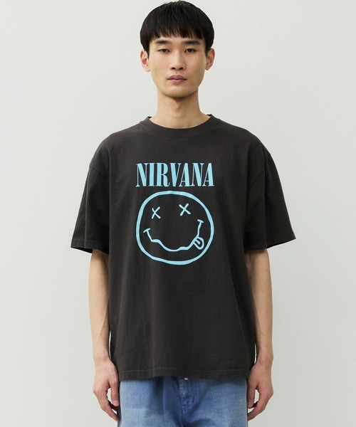 NIRVANA（MAMMUT） tシャツ アーティストTシャツ（NIRVANA ／ SMILEY
