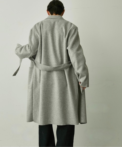 BLANK HOTEL チェスターコート コート Belted Chesterfield Coat