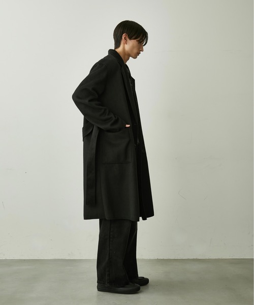 BLANK HOTEL チェスターコート コート Belted Chesterfield Coat