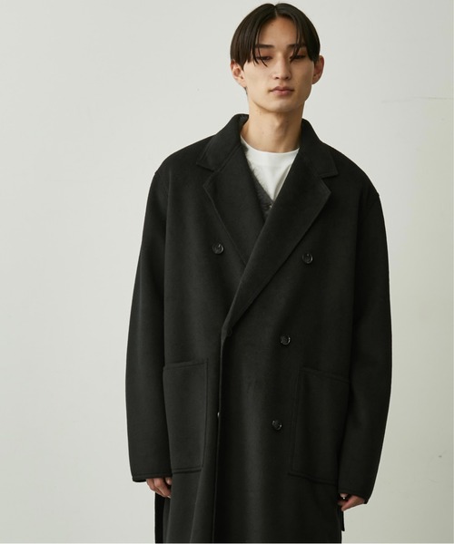 BLANK HOTEL チェスターコート コート Belted Wool-Like Chesterfield
