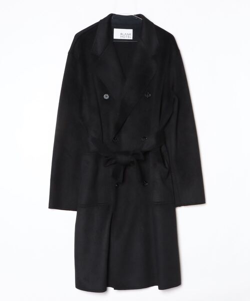 BLANK HOTEL チェスターコート コート Belted Wool-Like Chesterfield