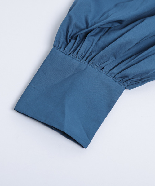 「La-gemme」 長袖ブラウス フリー ブルー レディース_画像7