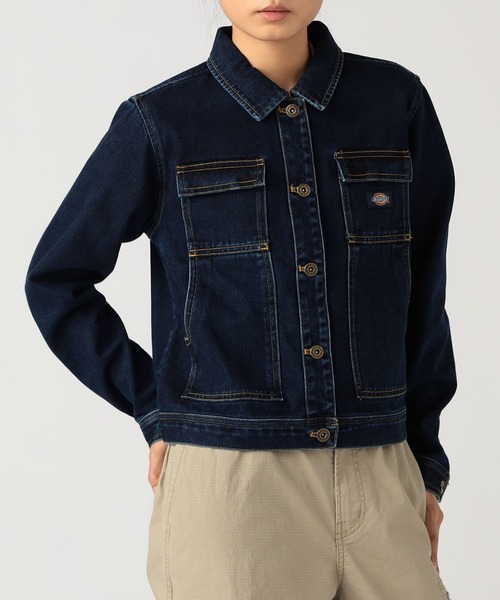 Dickies ジップデニムジャケット Dickies（ディッキーズ） デニムジャケット gジャン デニムジャケット