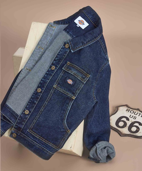 Dickies ジップデニムジャケット Dickies（ディッキーズ） デニムジャケット gジャン 「Dickies