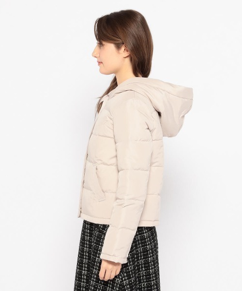 「MISCH MASCH」 ダウンジャケット MEDIUM モカ レディース_画像3