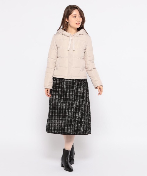 「MISCH MASCH」 ダウンジャケット MEDIUM モカ レディース_画像9