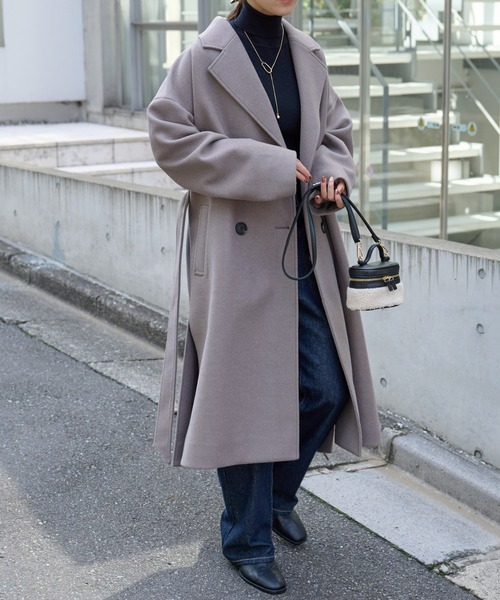 「COLONY 2139」 チェスターコート MEDIUM グレイッシュベージュ レディース_画像2