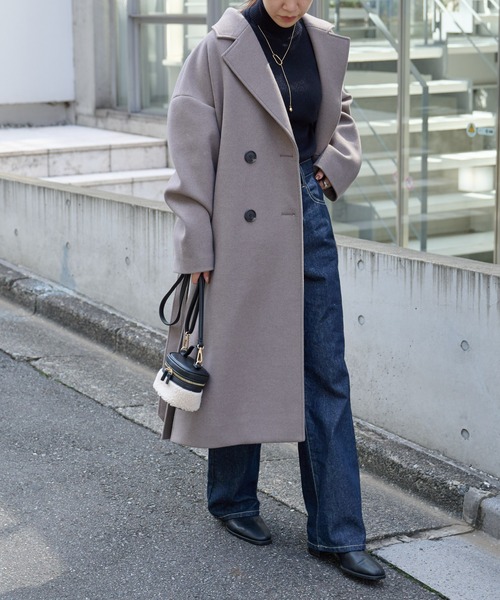 「COLONY 2139」 チェスターコート MEDIUM グレイッシュベージュ レディース_画像3