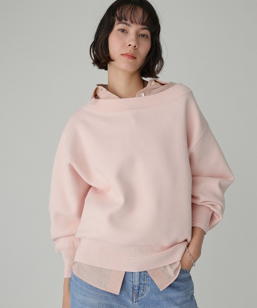 BABYLONE（バビロン） ニット セーター スウェットライクニットプル