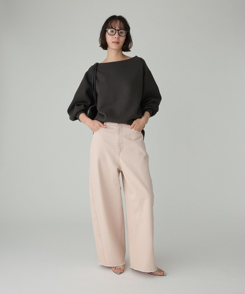 BABYLONE（バビロン） ニット セーター スウェットライクニットプル