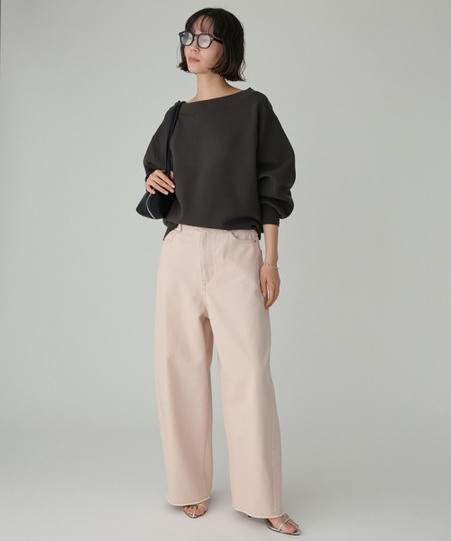 BABYLONE（バビロン） ニット セーター スウェットライクニットプル