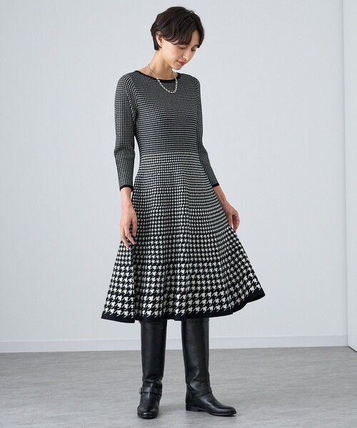 ANAYI（アナイ） ニットワンピース 36 ピンク レディース : ZOZOTOWN