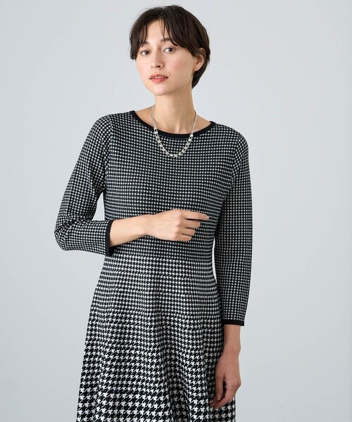 ANAYI（アナイ） ニットワンピース 36 ピンク レディース : ZOZOTOWN