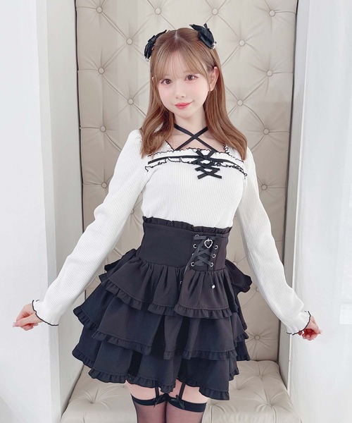 MA*RS（マーズ） スカート 3段メローフリルスカパン : ZOZOTOWN Yahoo