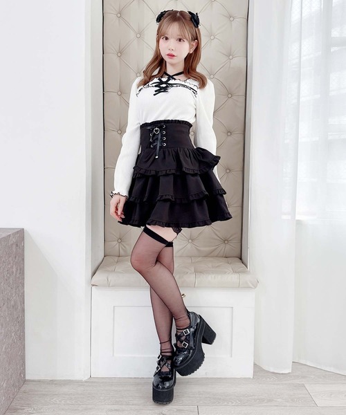 MA*RS（マーズ） スカート 3段メローフリルスカパン : ZOZOTOWN Yahoo