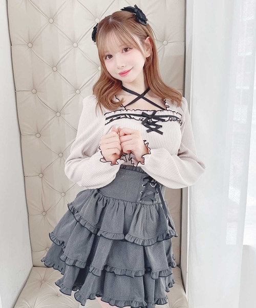MA*RS（マーズ） スカート 3段メローフリルスカパン : ZOZOTOWN Yahoo