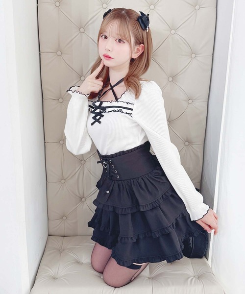 MA*RS（マーズ） スカート 3段メローフリルスカパン : ZOZOTOWN Yahoo